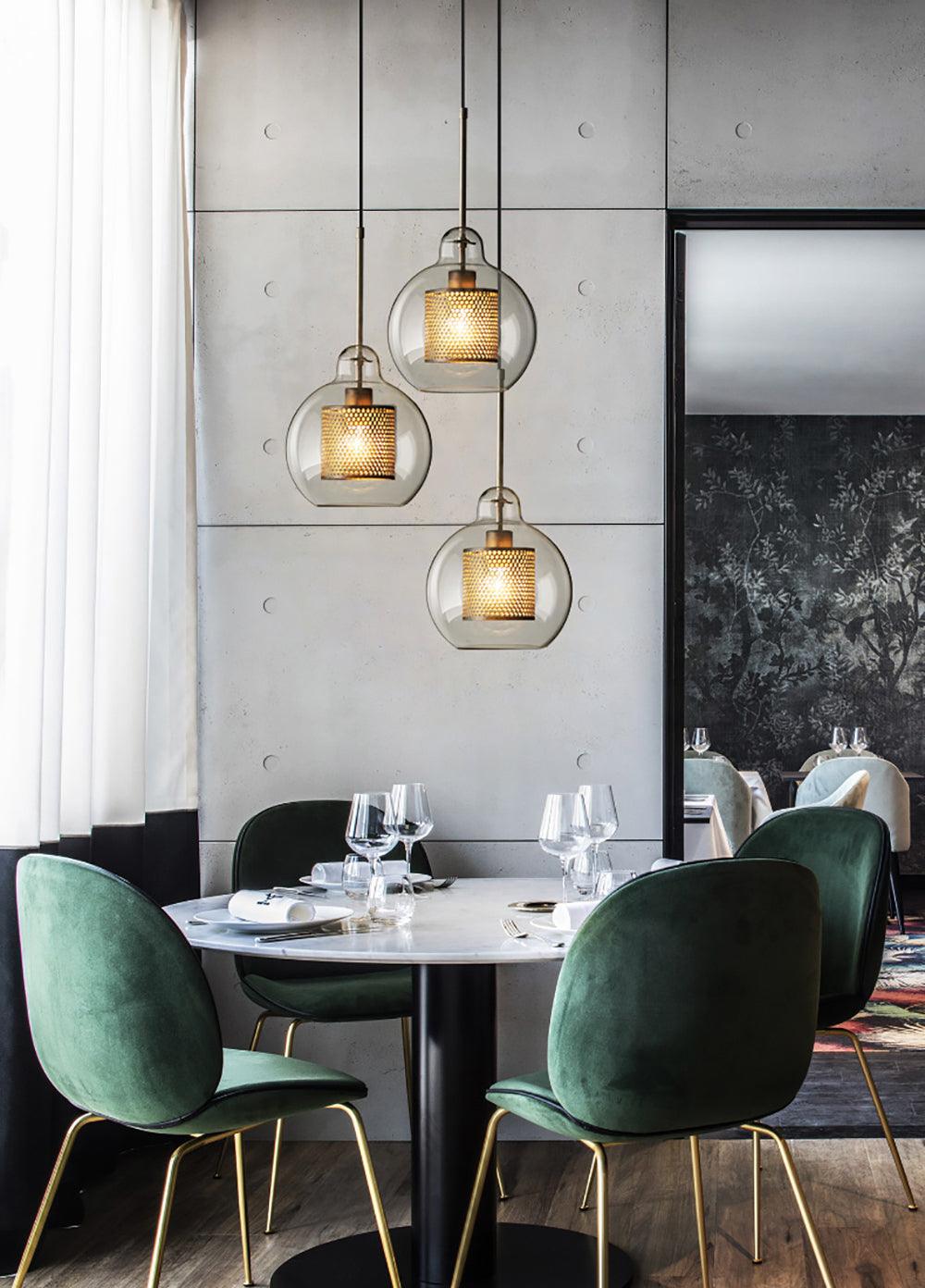 Chiswick Glass Pendant Light – Modern Multi-Light Chandelier
