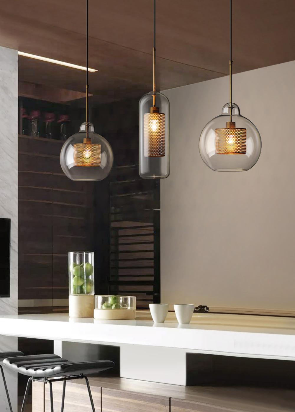 Chiswick Glass Pendant Light – Modern Multi-Light Chandelier