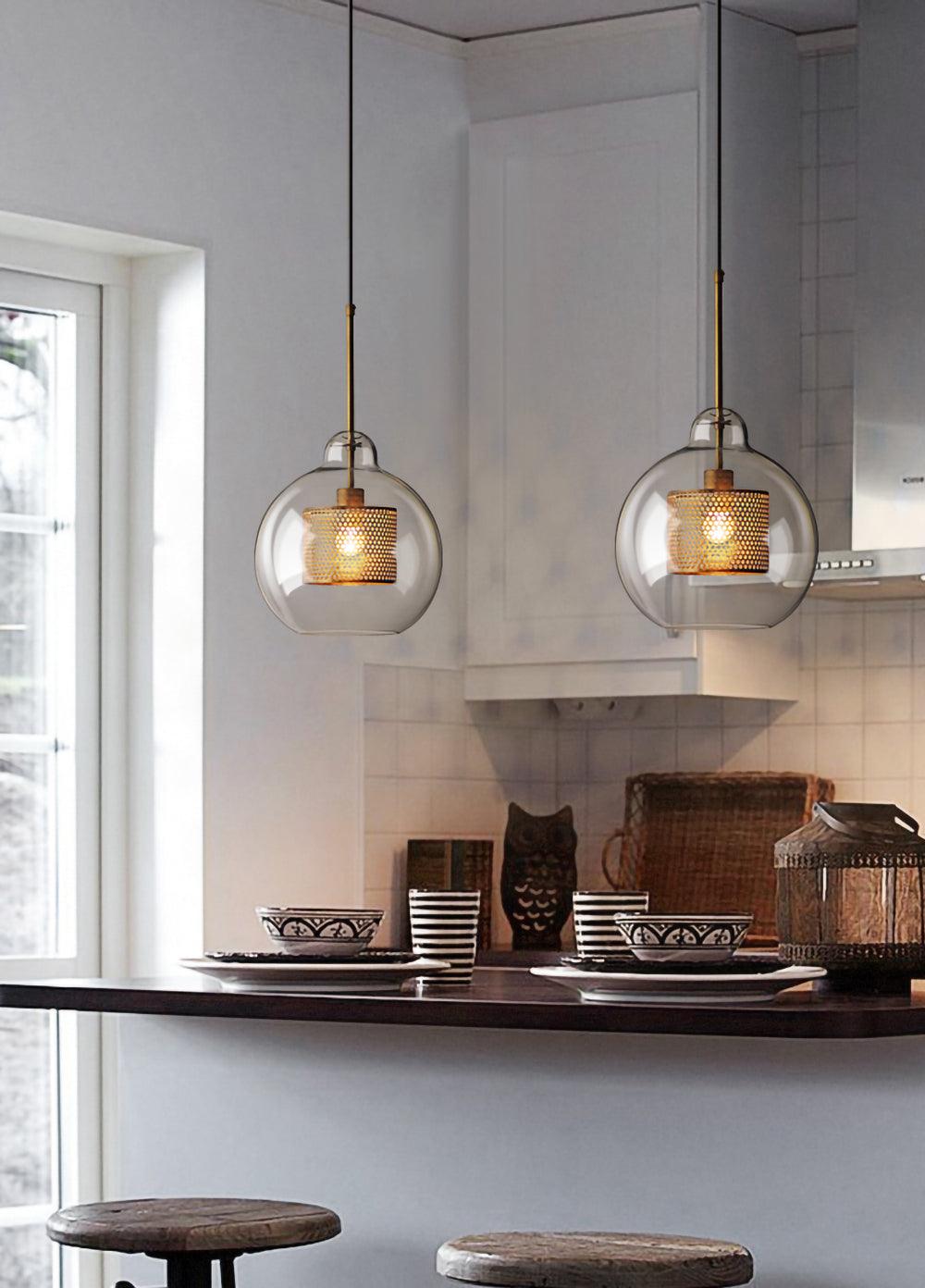 Chiswick Glass Pendant Light – Modern Multi-Light Chandelier