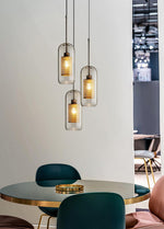 Chiswick Glass Pendant Light – Modern Multi-Light Chandelier