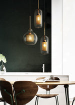 Chiswick Glass Pendant Light – Modern Multi-Light Chandelier