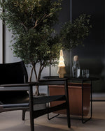 Sculptural Tree Table Lamp in Solid Wood with Dimmable LED