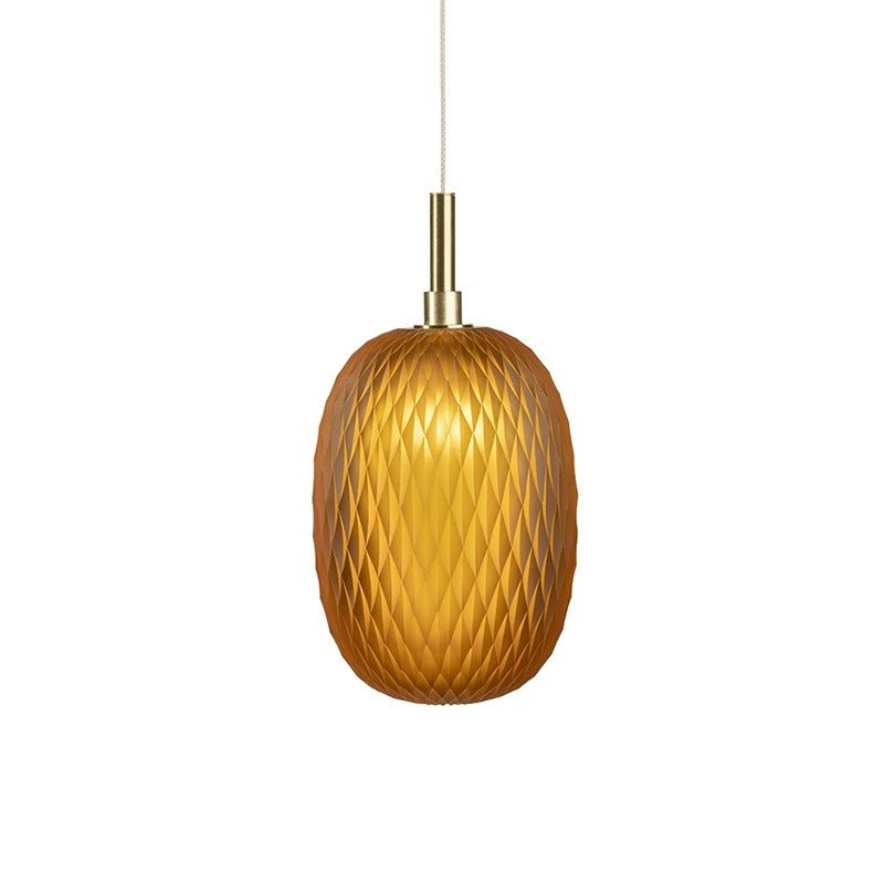 Chromatic Gem Drop Chandelier – Modern Glass Pendant Light for Dining Room and Living Room