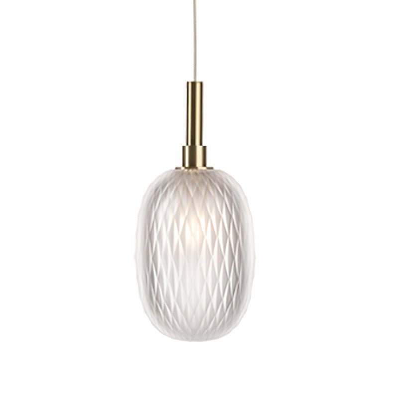 Chromatic Gem Drop Chandelier – Modern Glass Pendant Light for Dining Room and Living Room