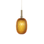 Chromatic Gem Drop Chandelier – Modern Glass Pendant Light for Dining Room and Living Room