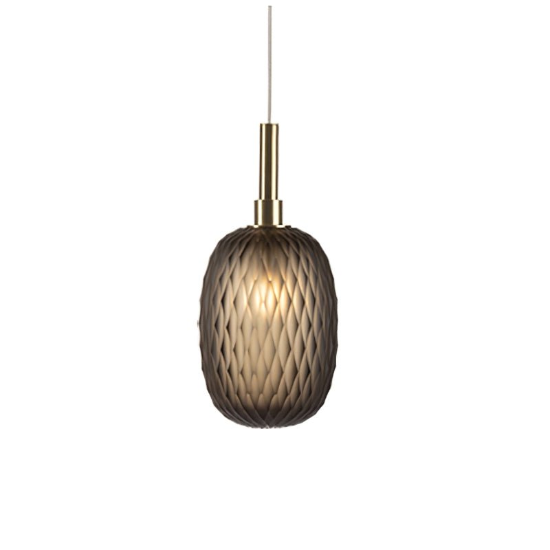Chromatic Gem Drop Chandelier – Modern Glass Pendant Light for Dining Room and Living Room