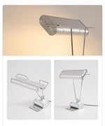 Chrome Coiled Wire Desk Lamp – Modern Art Deco Table Light