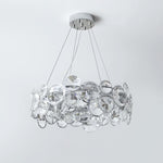 Chrome Round Crystal Chandelier