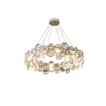 Chrome Round Crystal Chandelier