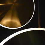 Chrona Dish Pendant Light – Contemporary Brass LED Ceiling Lamp