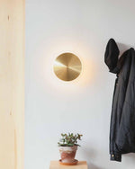 Chrona Dish Pendant Light – Contemporary Brass LED Ceiling Lamp