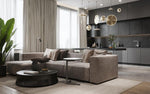 Chrona Dish Pendant Light – Contemporary Brass LED Ceiling Lamp