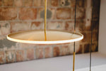 Chrona Dish Pendant Light – Contemporary Brass LED Ceiling Lamp