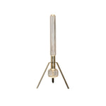 Cipher Table Lamp in Hand-Blown Crystal and Gold