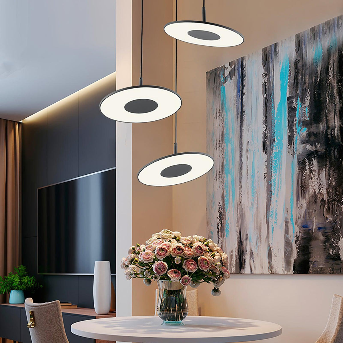 Circa LED Pendant Light – Modern Architectural Suspension Lamp