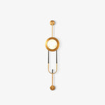 Circular Marble Wall Light