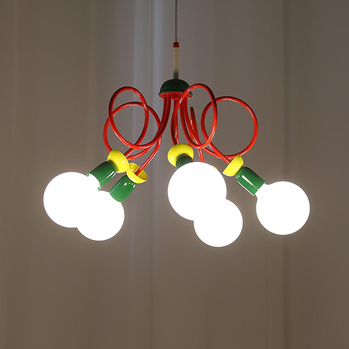 Circulo Play Pendant Light – Memphis Style Designer Hanging Lamp