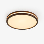 Cirro Modern Wood LED Ceiling Light – Flush Mount for Living Room & Bedroom