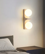 Cirra Travertine Wall Sconce — Sculptural Stone Ambient Lighting
