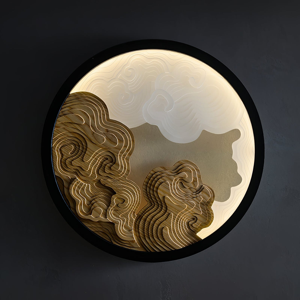 Cirrus Vista Wall Sconce – Modern Alabaster LED Wall Light