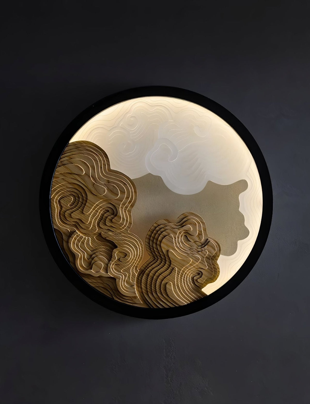 Cirrus Vista Wall Sconce – Modern Alabaster LED Wall Light
