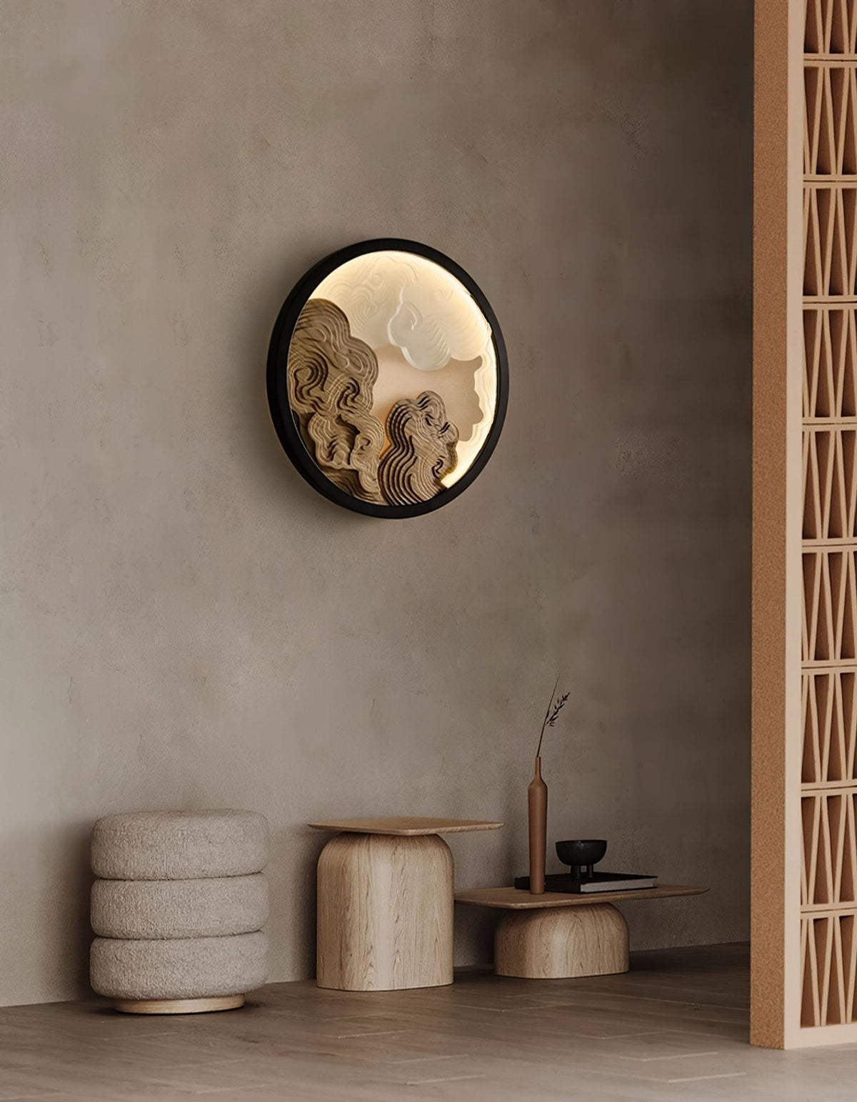 Cirrus Vista Wall Sconce – Modern Alabaster LED Wall Light