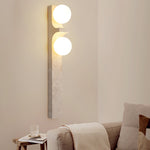 Cirra Travertine Wall Sconce — Sculptural Stone Ambient Lighting