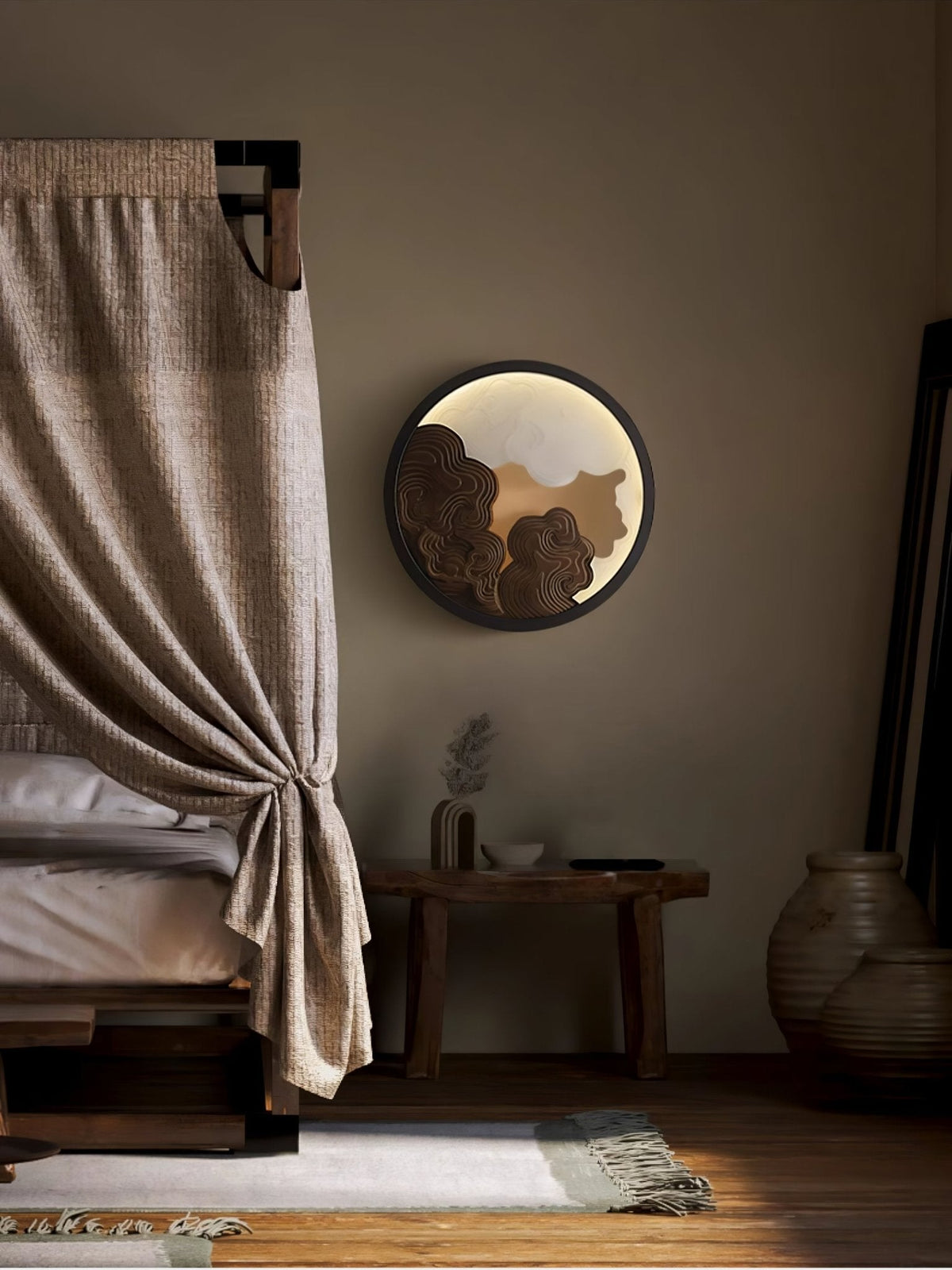 Cirrus Vista Wall Sconce – Modern Alabaster LED Wall Light