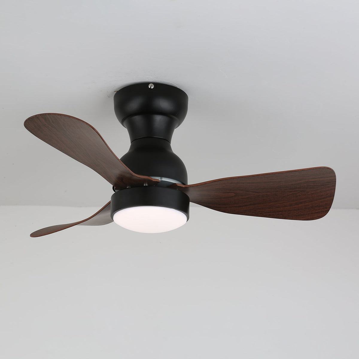 Civico Spin Ceiling Fan with Integrated LED Light, Modern Minimalist Design