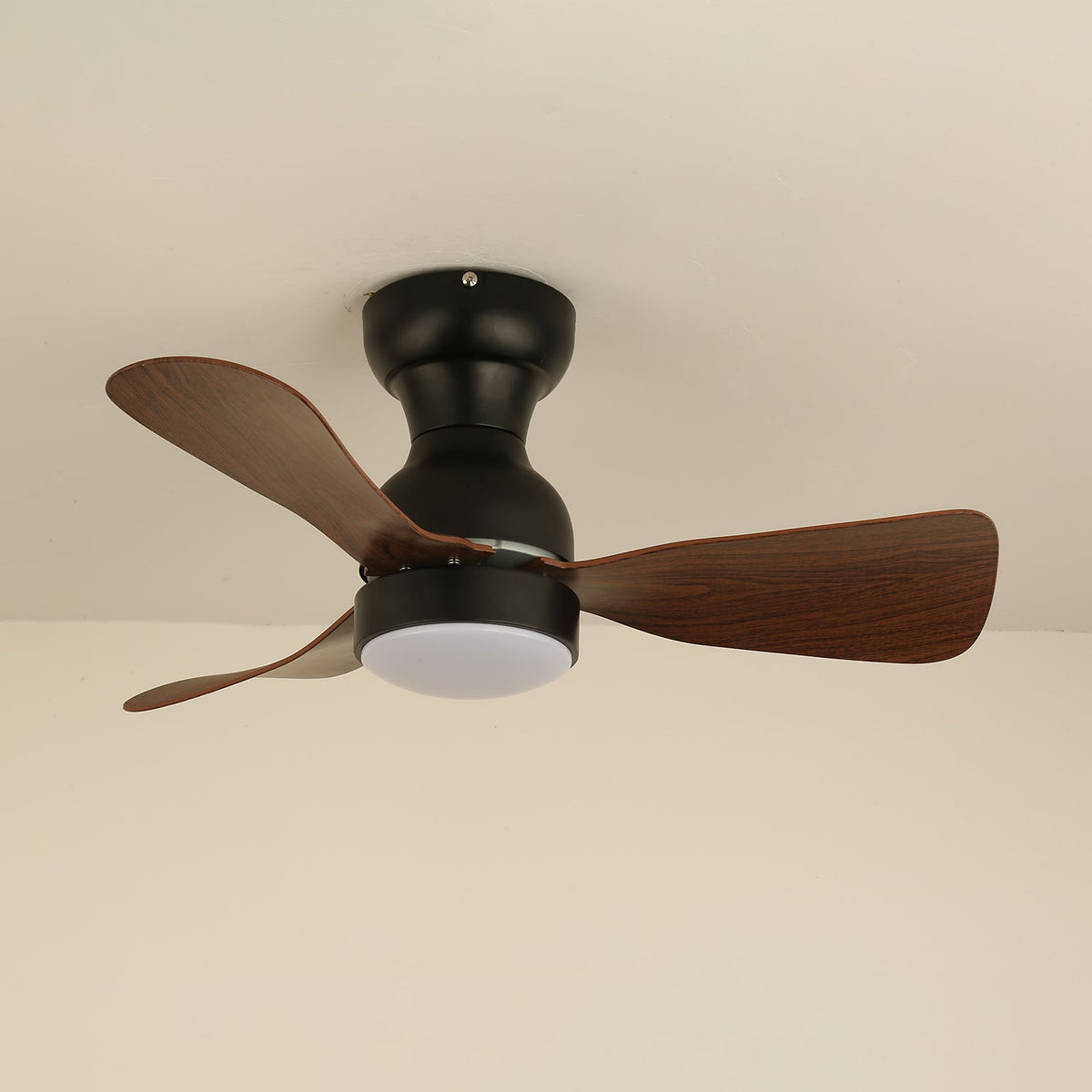 Civico Spin Ceiling Fan with Integrated LED Light, Modern Minimalist Design
