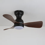 Civico Spin Ceiling Fan with Integrated LED Light, Modern Minimalist Design