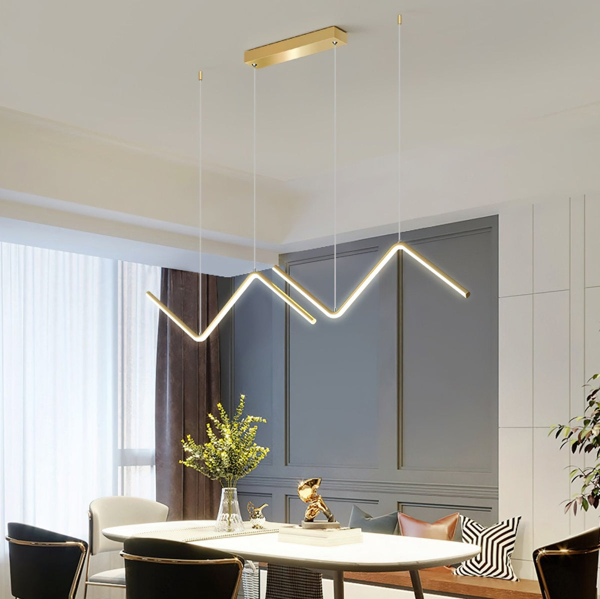 Classic ZigZag Chandelier