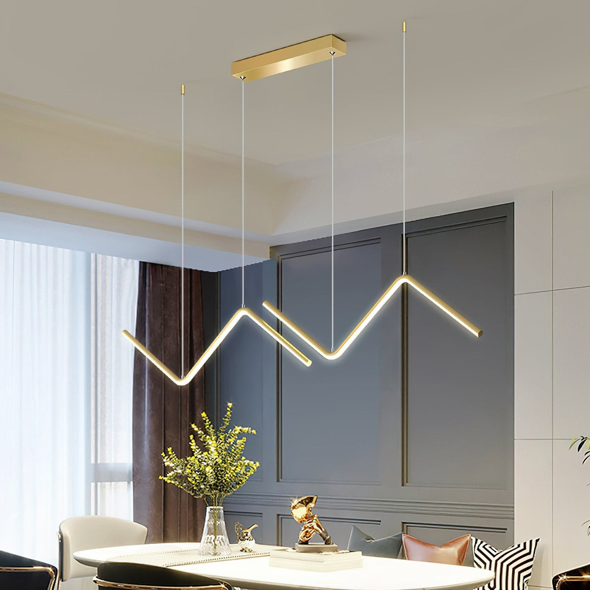 Classic ZigZag Chandelier