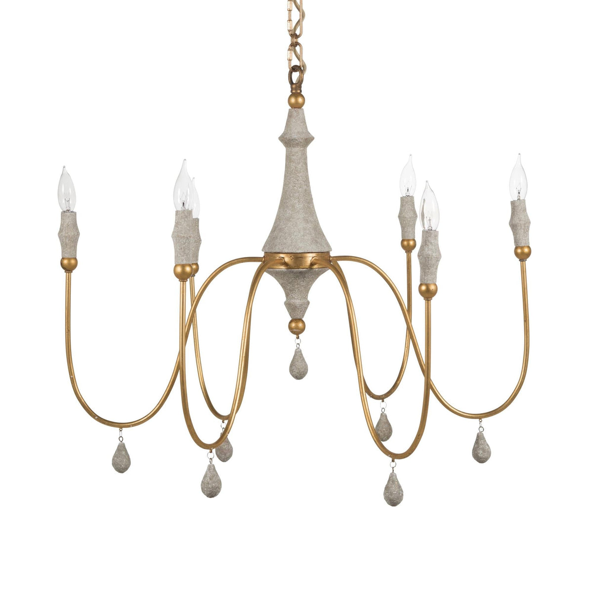 clay-chandelier
