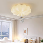 Cloud Bear Flush Mount Ceiling Light – Sculptural LED for Kids' Rooms & Modern Interiors