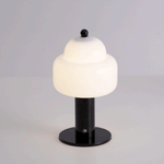 Cloud Dome Table Lamp – Sculptural LED Nightstand Light in Glass & Metal