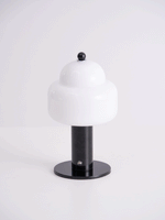 Cloud Dome Table Lamp – Sculptural LED Nightstand Light in Glass & Metal