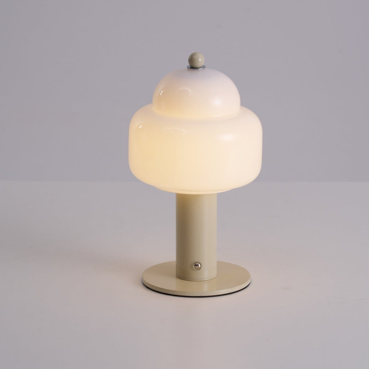 Cloud Dome Table Lamp – Sculptural LED Nightstand Light in Glass & Metal
