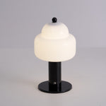 Cloud Dome Table Lamp – Sculptural LED Nightstand Light in Glass & Metal