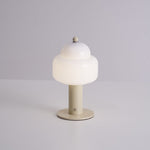 Cloud Dome Table Lamp – Sculptural LED Nightstand Light in Glass & Metal
