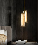 Cloud Fog LED Pendant Light – Handcrafted Brass and Glass Modern Hanging Lamp