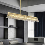 Cloud Fog LED Pendant Light – Handcrafted Brass and Glass Modern Hanging Lamp