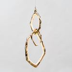 Cloud Rings Brass LED Chandelier, Modern Sculptural Pendant Light
