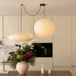 Washi Paper Whimsy Pendant Lamp – Two-Tone Cloud Pendant Light