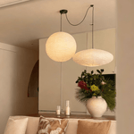 Washi Paper Whimsy Pendant Lamp – Two-Tone Cloud Pendant Light
