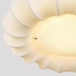 Cloudelle Flush Ceiling Light – Sculptural LED Ceiling Lamp with Walnut Accent