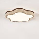 Cloudline Travertine Ceiling Light – Modern Flush Mount LED Lamp