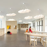 Cloudys Sculptural Pendant Light in White for Modern Interiors