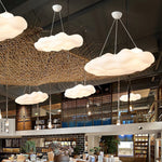 Cloudys Sculptural Pendant Light in White for Modern Interiors