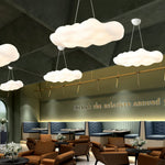 Cloudys Sculptural Pendant Light in White for Modern Interiors